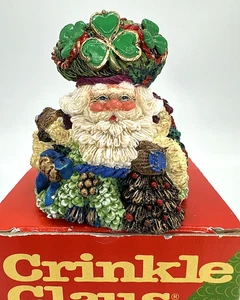 1997 Crinkle Claus Blarney Stone Irish Santa Figure St Patricks Possible Dreams - Picture 1 of 8