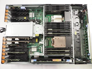 IBM 8284-22A Power8 S822 1x 93ZZ 12 Core 3.52GHz CPU 4x32GB RAM Server NO HDD - Picture 1 of 23