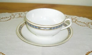 Vintage Noritake The COMMODORE Teacup + Syracuse China O.P.CO. MISTIC Saucer ~ - Picture 1 of 14