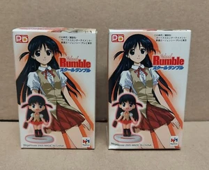 Rumble School 2 figures Mikoto Suou Megahouse 2005 New - Picture 1 of 9