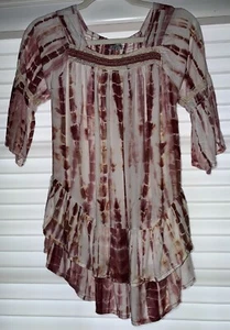 Joyous And Free Girls Long Tunic Top Size 10 - Picture 1 of 4