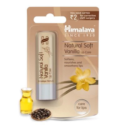 Himalaya Herbal Natural Soft VANILLA Lip Care Lip Balm 4.5gm FREE SHIP Exp 2026 - Image 1 of 4