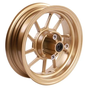 NCY FRONT WHEEL / RIM (STAY GOLD, HUSTLER, 10") FOR HONDA RUCKUS - Picture 1 of 2