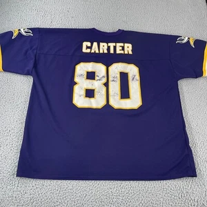 Vintage Minnesota Vikings #80 Cris Carter NFL Football Jersey Mens 2XL Vtg * - Picture 1 of 14