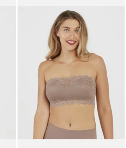 Spanx Undie-tectable Better Bandeau Lace Bra Size Small - Picture 1 of 10
