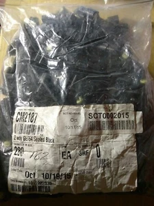 Automotive Connectors 2.54MM SLD SNG ROW CRIMP HSG 2 CIRC BLK - Picture 1 of 1