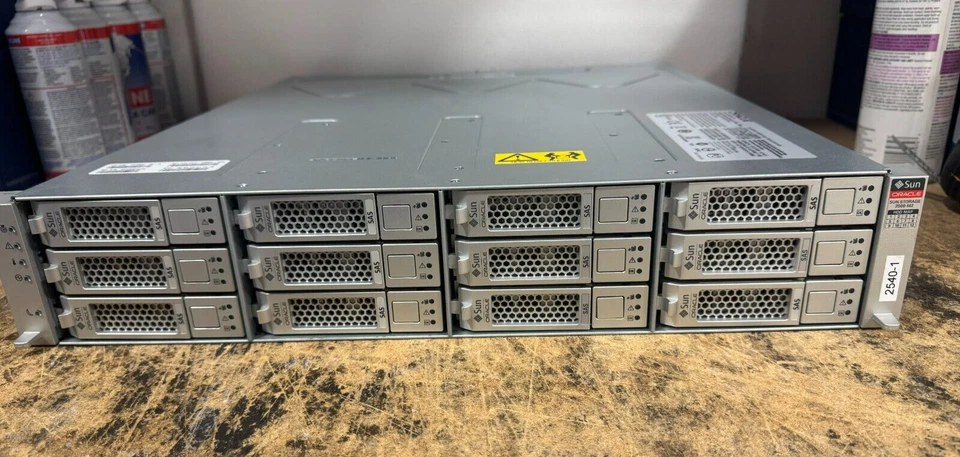 SUN ORACLE Storage Tek 2540 FC Array with 2x146GB 15K 1x375-3499 2xDC Power - Image 1 of 3