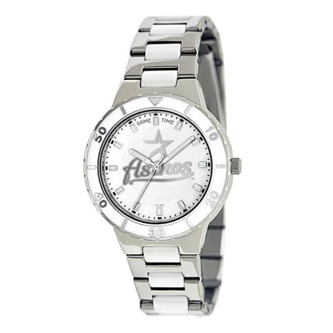 Houston Astros Ladies Pearl Watch MLB-PEA-HOU Woman Women Metal MSRP $70 Cover