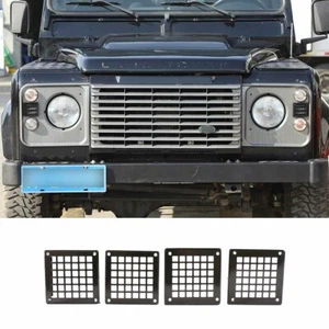For Land Rover Defender 90 110 Headlight & Side Air Outlet Decorative Mesh Cover - Picture 1 of 11
