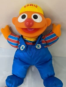 Tyco Muppets Tumbling Ernie Plush Sesame Street Nylon 1995 Stuffed Animal Toy - Imagen 1 de 10