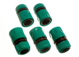 3 PACKS OF 5 FEMALE QUICK SNAP HOSE CONNECTORS FLOW THRU FITS HOZELOCK One Sto - Picture 1 of 1