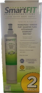 2-Pack SmartFit Refrigerator Filter SFRW-1 for Whirlpool 4396508, FREE SHIPPING - Picture 1 of 4