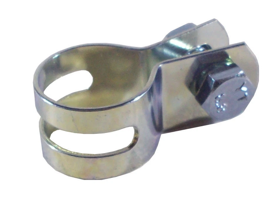 Bike P clip adjustable cable barrel / fender clamp gear brake guide Steel frame - Image 1 of 1