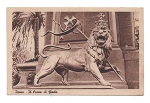 ROMA IL LEONE DI GIUDA CARTOLINA NON VIAGGIATA ANNI '30 FP - Picture 1 of 2
