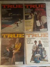 Vintage True Magazine Lot of 4, 1969, Good-Very Good Condition, Good History
