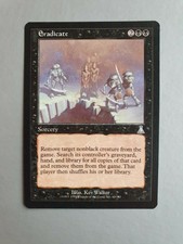 Eradicate, MTG Urza's Destiny (1999) Uncommon Black Sorcery VNM