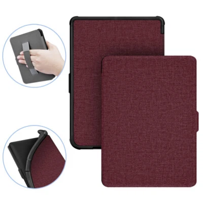 For 6" Kobo Clara HD 2018 Smart Magnetic Case eBook Reader Cover With Hand Strap - Image 1 of 4