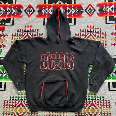 Sudadera con Capucha Chicago Bulls Años 90 Salem Ropa Deportiva Gráfica Sudadera De Colección XL A4 Foto 1 de 4