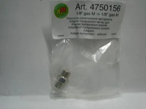 MANTUA ART 4750156 1/8'' GAS M -> 1/8'' GAS M RACCORDO COMPRESSORE AEROPENNA - Foto 1 di 1