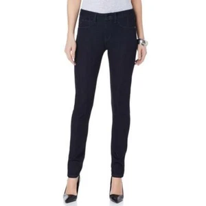 GIULIANA LUXE Size M Luxe Stretch Denim Skinny Jeans DARK BLUE - Picture 1 of 2