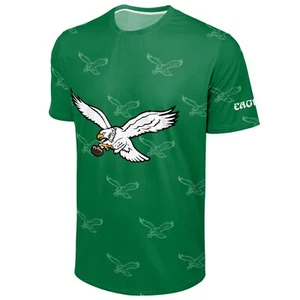 Camiseta para hombre Philadelphia Eagles FOCO retro repetición talla L - Imagen 1 de 1
