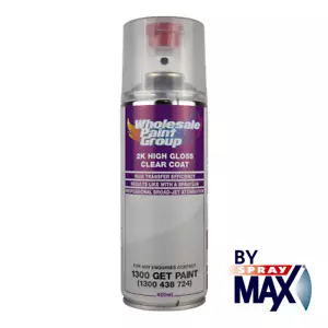 SPRAYMAX High Gloss 2K Automotive Clear Coat 400ml Aerosol DIY Touch Up Paint - Picture 1 of 4