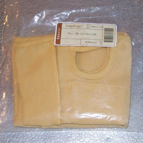 Longaberger Butternut SMALL BOARDWALK Basket Liner ~USA~ Last One ~ Ships FREE! Cover