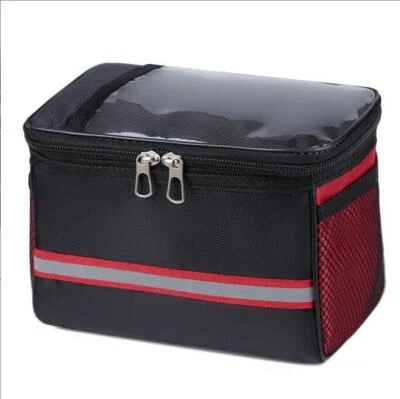 Waterproof Bicycle Handlebar Bag Bike Saddle Bag Frame Rear Front Accessories - Image 1 of 4