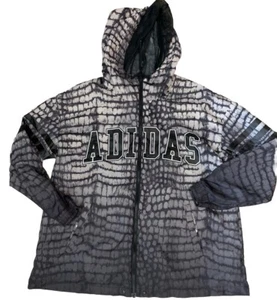 Adidas Linear Windbreaker Jacket Women's Large Black Athletic S19920 - Picture 1 of 5