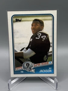 1988 Topps - Bo Jackson #327 (RC) Super Rookie Raiders HOF - Bild 1 von 2