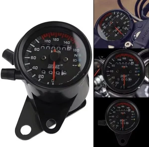 Tachimetro Moto Universale 12V Retroilluminato Contachilometri Con Led - Foto 1 di 6