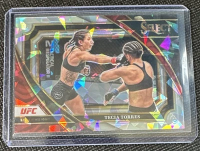 2023 Panini Select UFC Mezzanine Tecia Torres #332 Cracked Ice /8 - Image 1 of 2