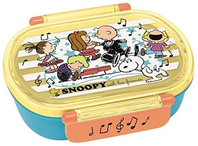 SKATERS (SKATER) Peanuts Snoopy Lunch Container Box 360ml Musical Made in Japan - Image 1 of 4