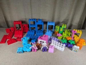 750g Duplo Konvolut Restposten Lego gemischt Konvolut + 2 Figuren Minnie Mouse - Bild 1 von 10