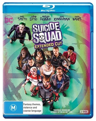 Suicide Squad: Extended Cut   UV (Blu-ray) Will Smith Jared Leto Margot Robbie - Image 1 of 2