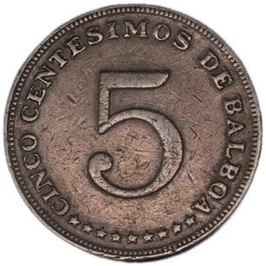 Panamá - 5 Centesimos - 1975 - Imagen 1 de 3