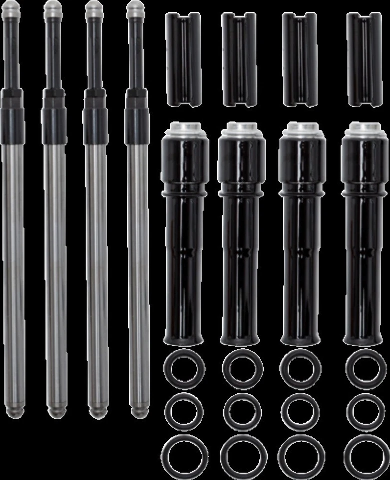 S&S Cycle 930-0143 Quickee Pushrod Black Tube Kit fits Harley Twin Cam — 第 1/1 张图片