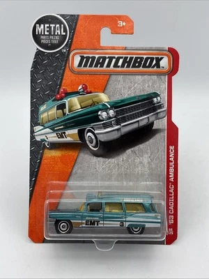 Ambulancia Cadillac 88/125 Matchbox 2017 MBX Heroic Rescue '63 Foto 1 de 4