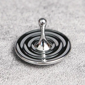Wassertropfenform Metallkreisel - Silber Handkreisel, kleiner Fingerspinner - Bild 1 von 26