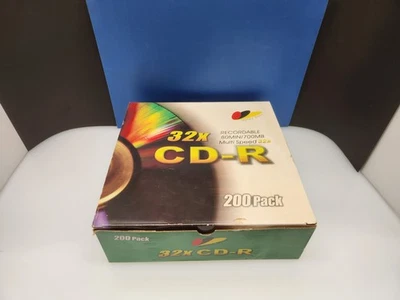 Value Disc 32x CD-R Recordable Discs 200 Pack Unused *READ* - Image 1 of 4