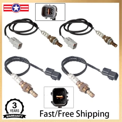 For 2004 2005 2006 Kia Amanti 3.5L V6 Set of 4 Oxygen Sensor Upstream+Downstream - Image 1 of 4