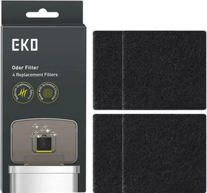EKO Trash Can Odor Filter Refills for and Compost Bin, Activated...  - Picture 1 of 9