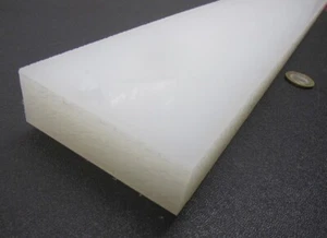 Polypropylene Bar 1.00" Thick x 3.00" Wide x 36" Long - Picture 1 of 8