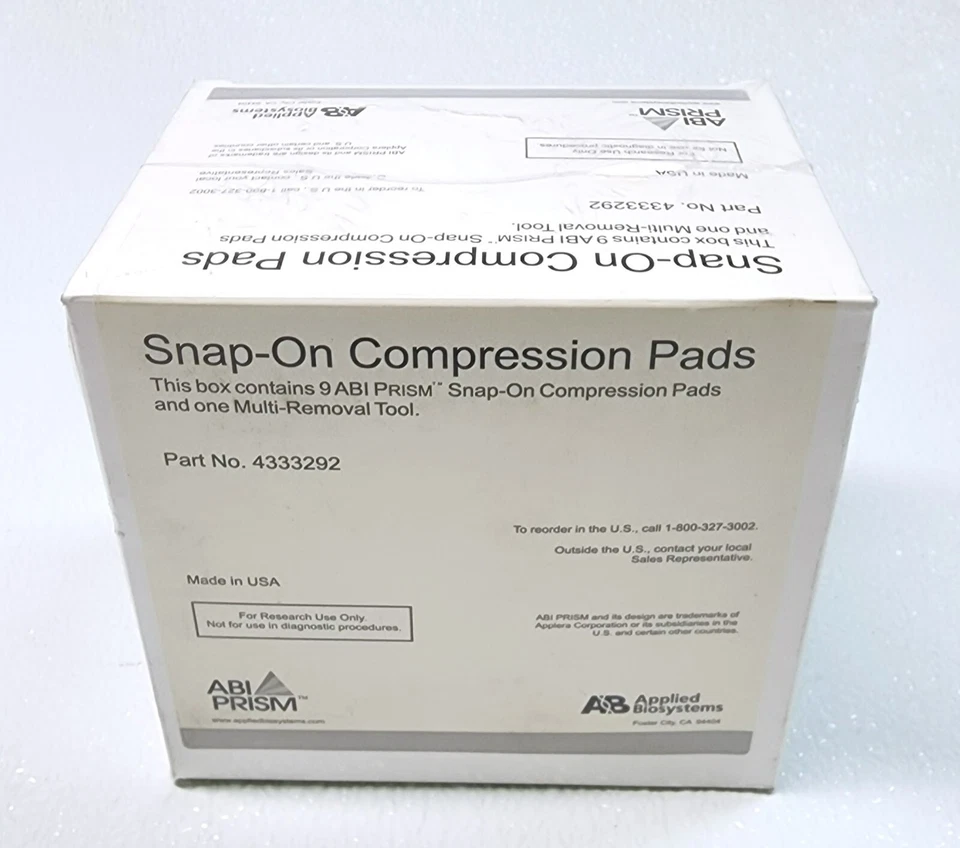 Almofada de compressão de filme óptico Snap-On Applied Biosystems 4333292 MicroAmp - Imagem 1 de 1