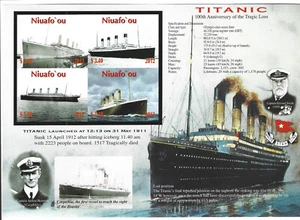 Schiffe    Niuafo´ou  469 - 72 KB  Titanic  ** (mnh) - Picture 1 of 1