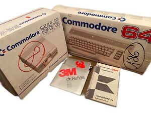 Commodore 64 + Commondore 1541 II in OVP Vintage Retro Games Geprüft ✅