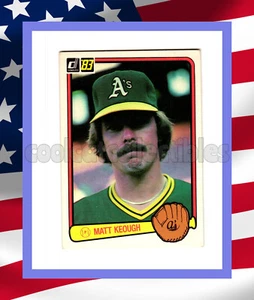 ⚾️ Donruss 1983 - #239 - Matt Keough - Oakland Athletics ⚾️ - Picture 1 of 2