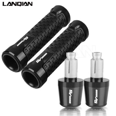 For SUZUKI SV1000 S 2003-2007 7/8'' Universal Handle Bar Grips & Hand bar end Foto 1 de 4