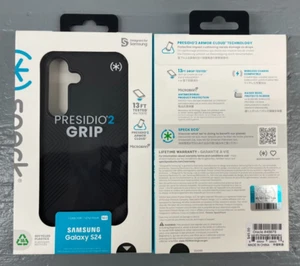Speck Presidio2 Grip Case for Samsung Galaxy S24 13Ft Drop Protection Black - Picture 1 of 1