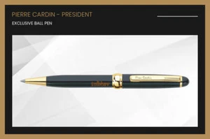 Pierre Cardin President Vector GT Ball Point Pen Blue Black Ink Jotter Gift BP - Picture 1 of 4